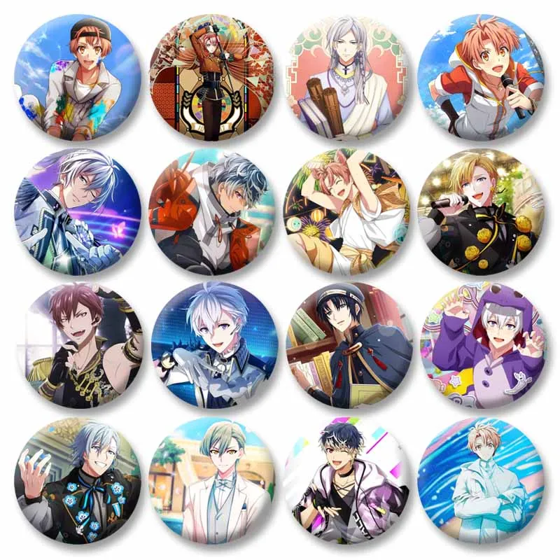 Значок с героями мультфильмов IDOLiSH7 жесть круглая брошь булавки Orikasa Yukito Nanase Riku Izumi