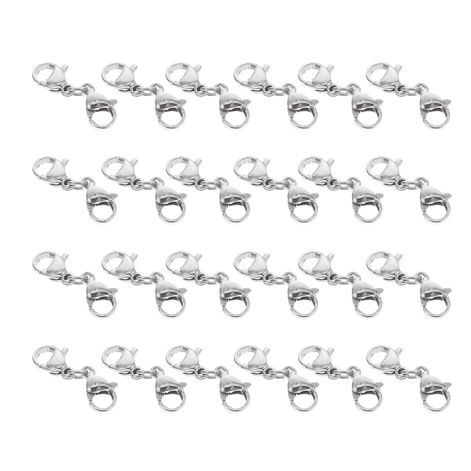 

Extender Chain Lobster Clasp Double-headed Double-end Connector Necklace Extension Bracelet Connecting Buckle Clasps Claw