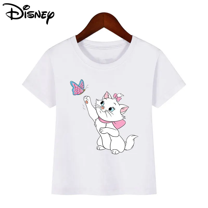 

Футболка детская летняя с коротким рукавом и принтом «Мари-Кот»