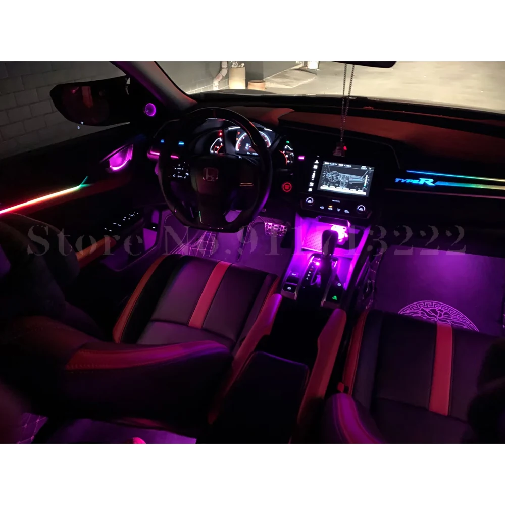 Светодиодная лампа для Honda Civic 2016 2017 2018 2019 2020 64 цвета |