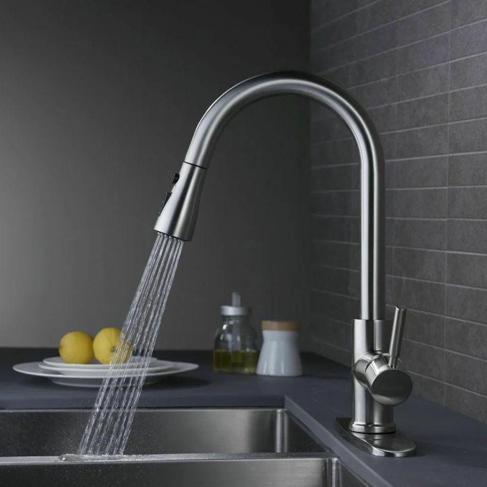 

Platesink Cover Deck Kitchen Bathroomboard Countertop Hole Brushed Nickel Shower