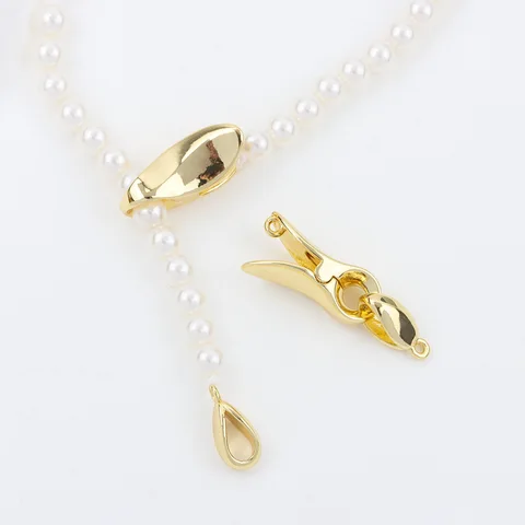 Медная позолоченная пружинная пряжка LIJIEMEI