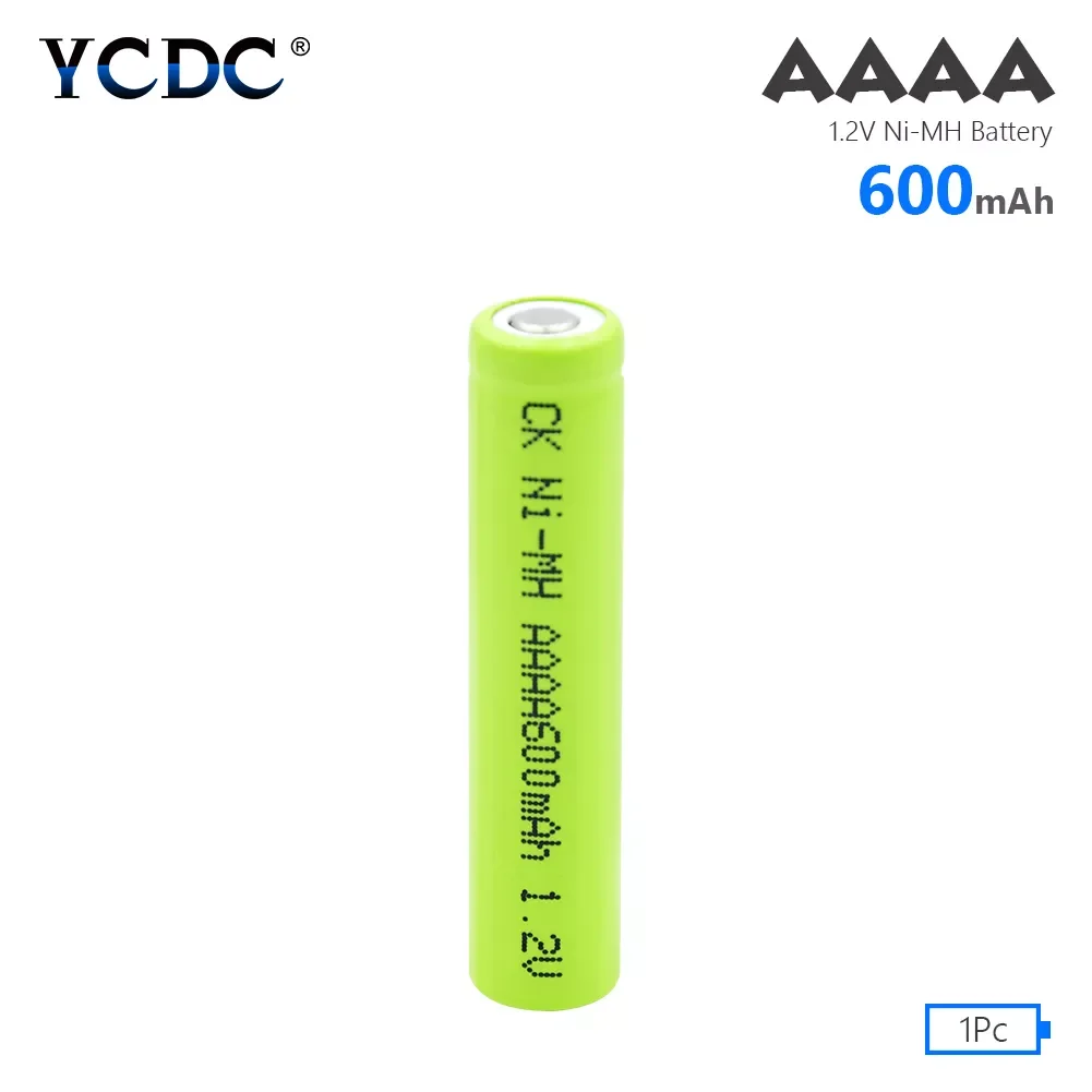 

1.2V LR61 AAAA Ni-MH Battery Rechargeable AM6 LR61 Rechargeable Battery 600mAh For Stylus Bluetooth Headset Radio