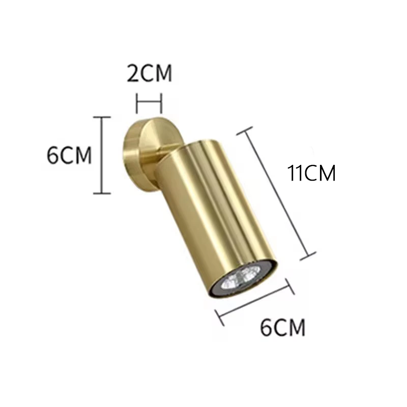 

Настенный светильник KINLAMS золотого цвета