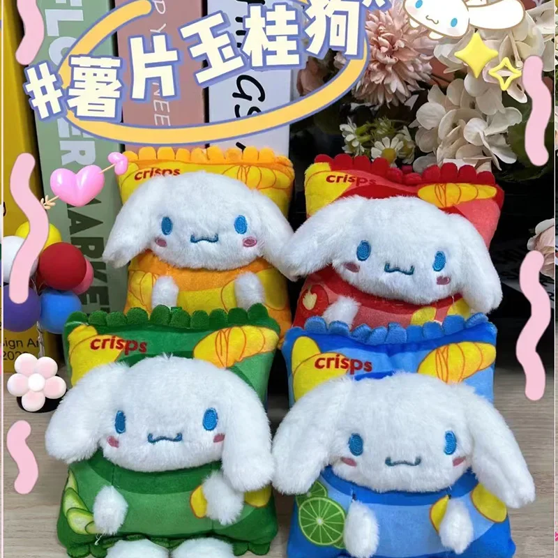 

Sanrios Kawaii Cinnamoroll Pochacco Keychain Cartoon Anime Dolls Toys Girls Cute Dolls Children's Toys Gifts Plush Pendant