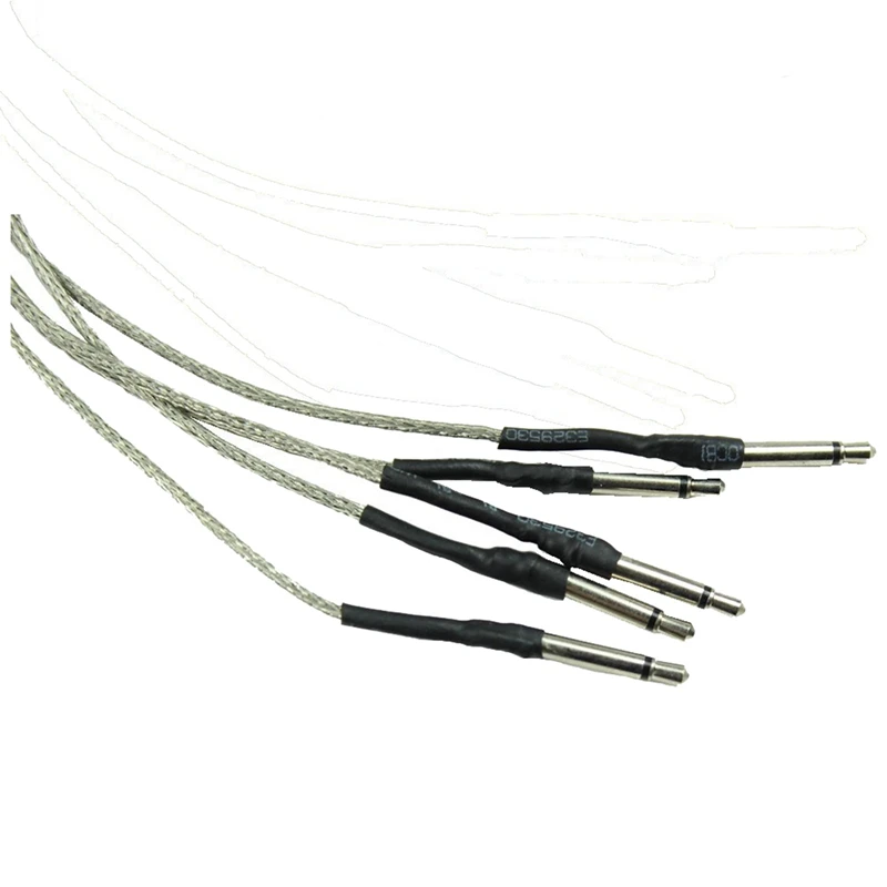 5Pcs Bendable Acoustic Guitar Transducer Sensitivity Piezo Bridge Pickup Cable with 50Pcs Bass Screws Parts |