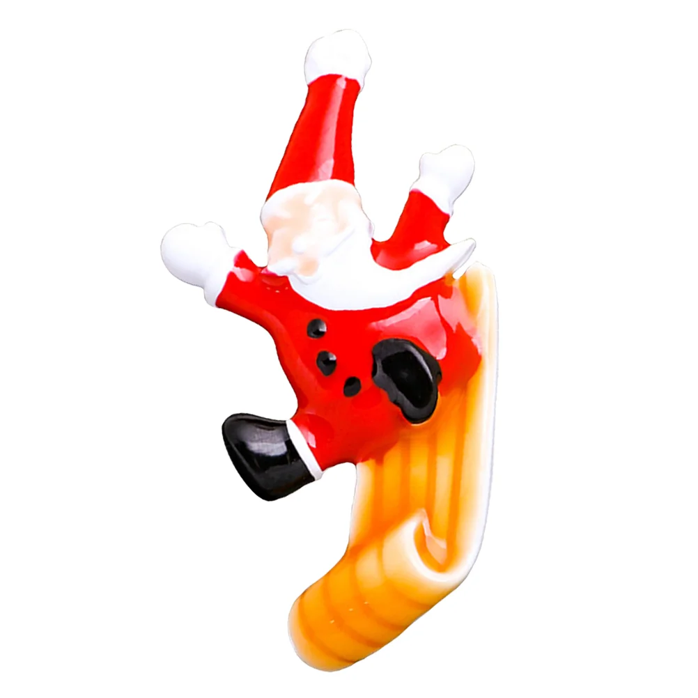 

1pc Christmas Santa Claus Alloy Scarf Brooches Cartoon Festival Gift