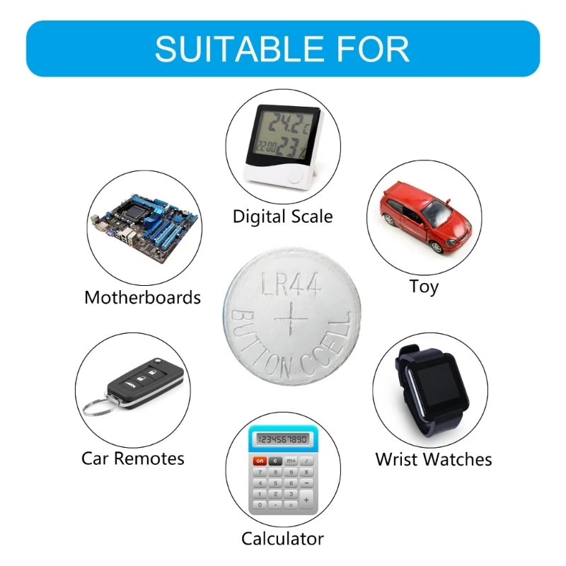 10 шт. AG13/LR44 1 5 В часы с батарейками AG13 A76 357 357A LR1154 Прямая поставка