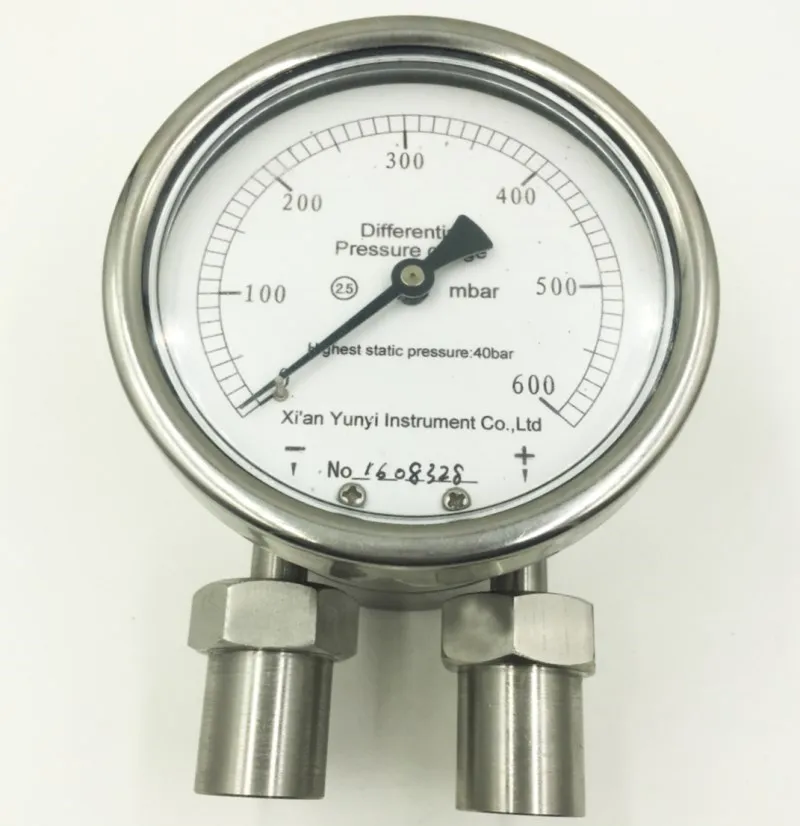 

ss316 material differential pressure gauge
