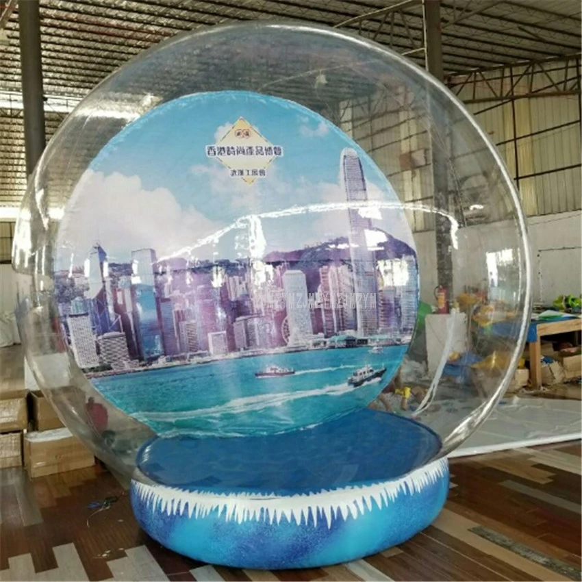 Прозрачный надувной шар из ПВХ диаметр 3 м 0 8 мм надувные круглые шары для