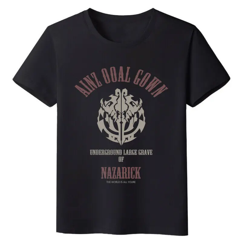 

Anime T-Shirt Overlord Summer Casual Fashion Short Sleeve Tee Tops #B02