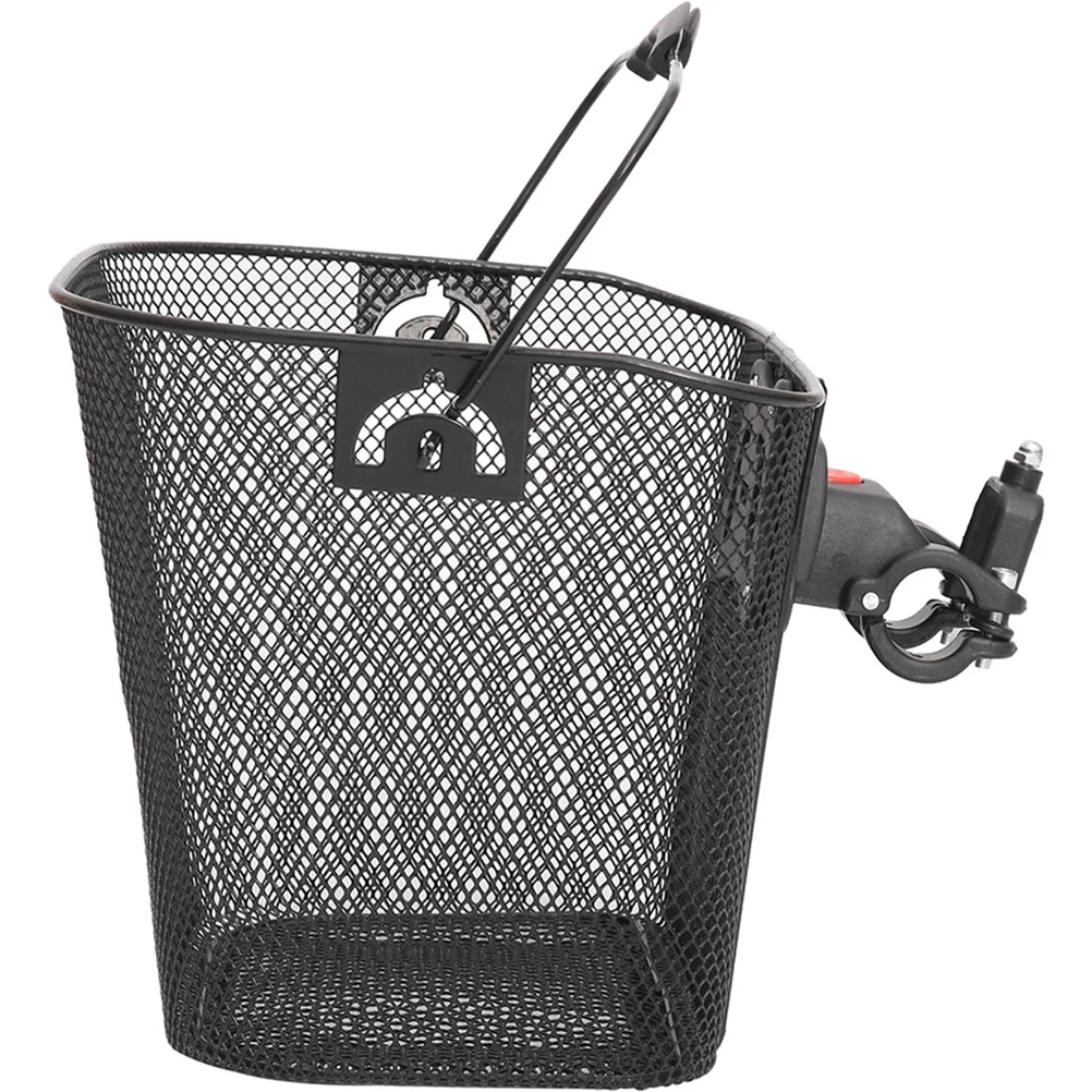 

Metal Detachable Bike Basket Bicycles Fittings Thicken Kid Container Bikes Adults