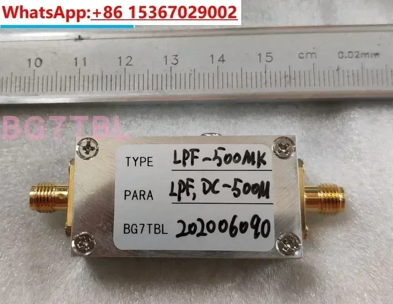 10k, 100k, 1M, 2M, 5M, 10M, 30M, 100M, 500M, 1G, фильтр низких частот (LPF), порт SMA (art.: 3920da24bdba0) - 3920da24bdba0