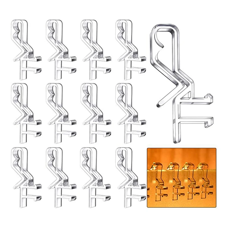 1-7/8 Inch Channel Valance Clips For The Valance With A Groove In The Back ( 24Pcs )