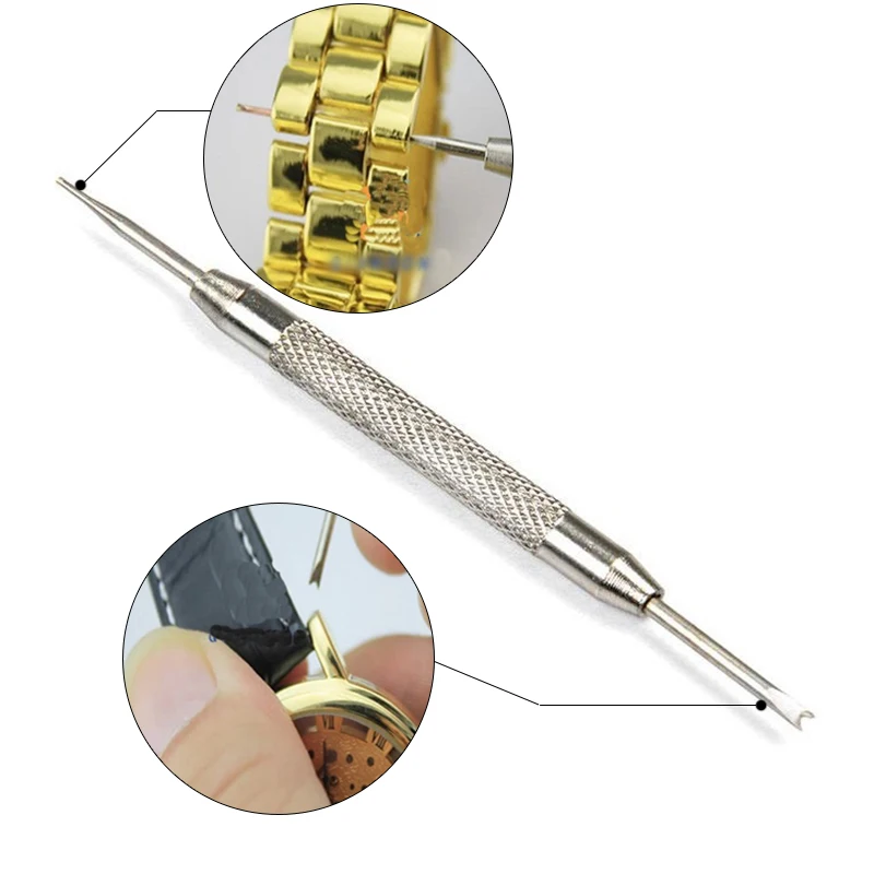 

Watch Band Strap Installation Tools Stainless Steel Bracelet Watchband Opener Belt Replace Spring Bar Connecting Remover Tool