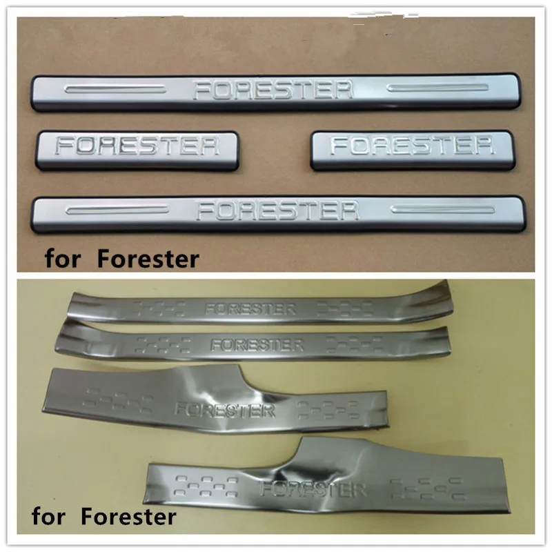 

8 шт., внутренняя и внешняя накладка на дверь автомобиля из нержавеющей стали