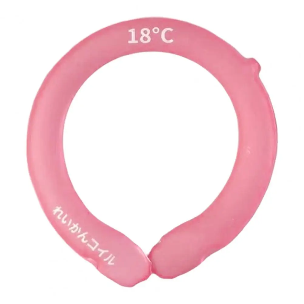 

Neck Cooling Tube Fitness Shin Guard Hands Free Waterproof PVC Hot Flashes Relief Neck Cooling Wrap for Sports Safety