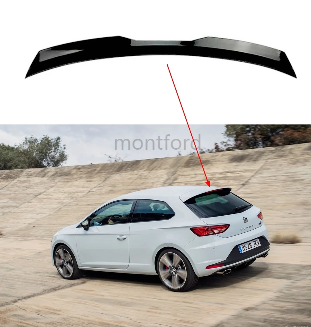 

High Quality ABS Plastic Rear Spoiler For Volkswagen Seat LEON 5F MK3 3doos / 5doors Spoiler Wing Decoration 2012-2020