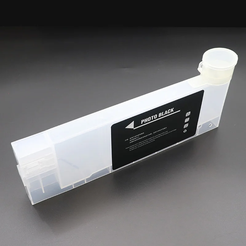 Пустой многоразовый картридж емкостью 220 мл с воронкой без чипа для