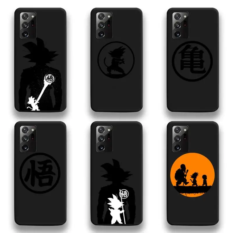 

Anime Dragon Ball Phone Case For Samsung Galaxy Note20 ultra 7 8 9 10 Plus lite M51 M21 M31S J8 2018 Prime