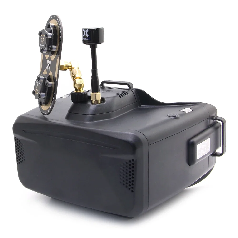 Фото Очки FPV RoRuSSKYZONE Cobra SD X V4 800x480 4.3 дюйма, Cobra 1280x720 4.1 дюйма, 5.8G, 48 каналов, приемник, трекер головы, DVR для FPV №5