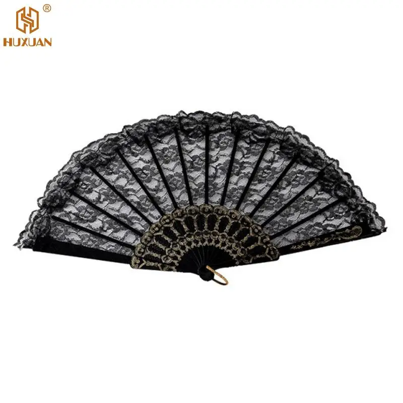

1 pc Folding Fan Vintage Style Silk Folding Fan Chinese Japanese Pattern Art Craft Gift Home Decoration Ornaments Dance Hand Fan