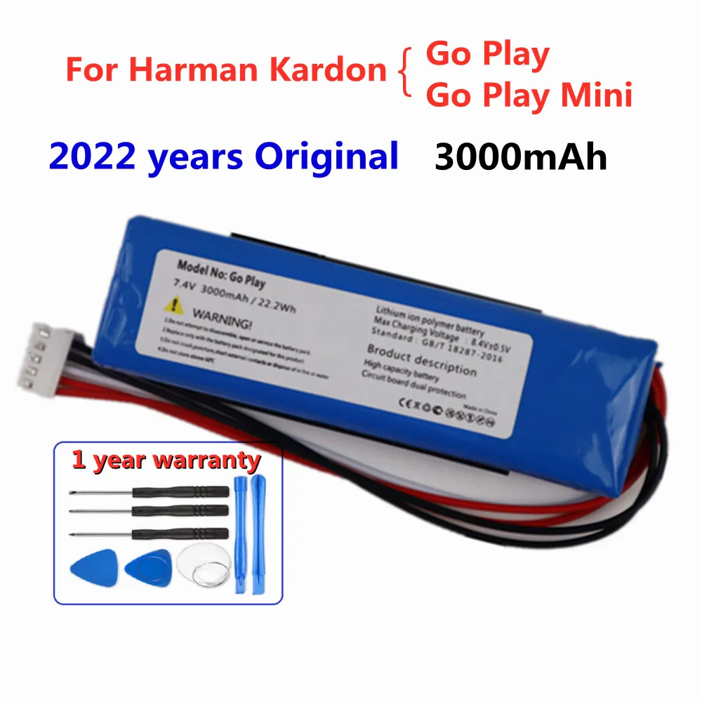 

For Harman Kardon Go Play Onyx Mini JBL Xtreme 1 2 3 Charge 2 2+ 2Plus 3 2015 2016 Version Flip 3 4 5 pulse 2 3 Original Battery