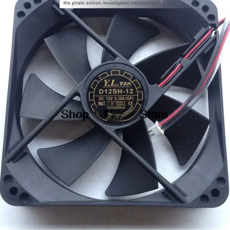 Для D12SH-12 12V 0.30a мощный беззвучный охлаждающий вентилятор