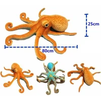 55 80cm simulation marine animal turn over octopus squid doll plush toy huggy wuggy kawaii room decoration gift cute pillows