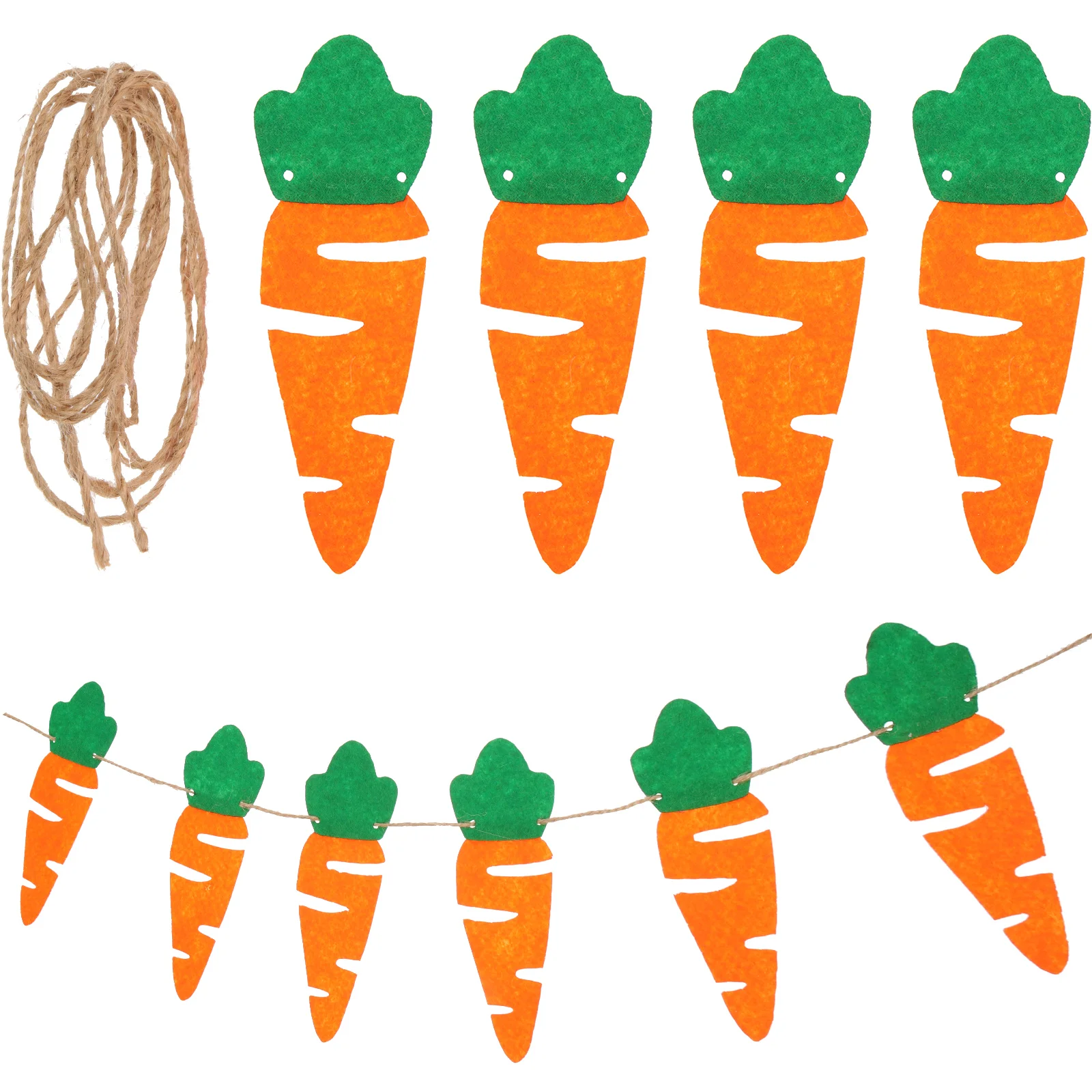 

Easter Banner Garland Party Carrot Decor Spring Burlap Happy Bunting Sign Fireplace Day Rabbit Bunny Egg Flag Hanging