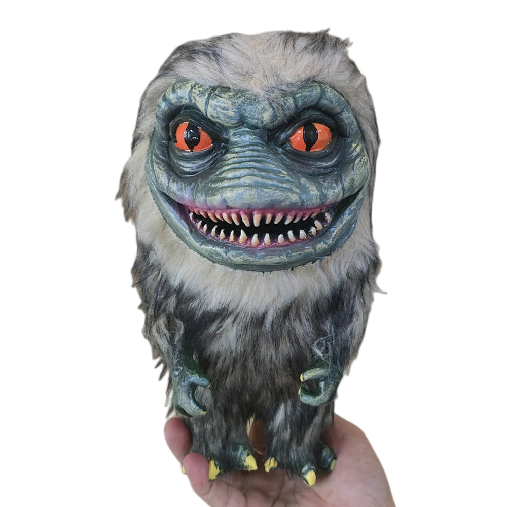 Critters Rubber Hair Horror Accessory Decoration Collection Bug Creature Halloween Critter Props Latex Plush Animal Doll