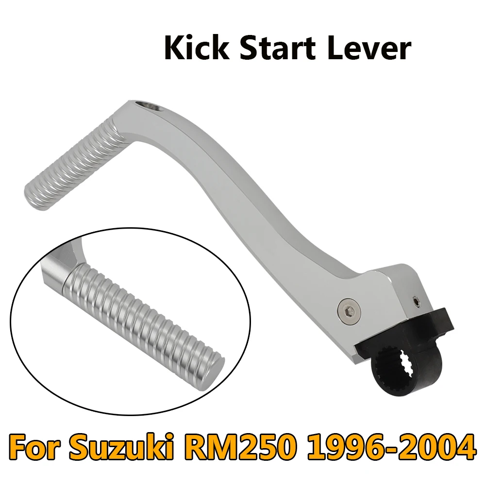 Фото Для Suzuki RM250 рычаг стартера RM 250 1996-2004 рычаг стартера Рычажная педаль кованая педаль стартера Рычажная педаль стартера №1