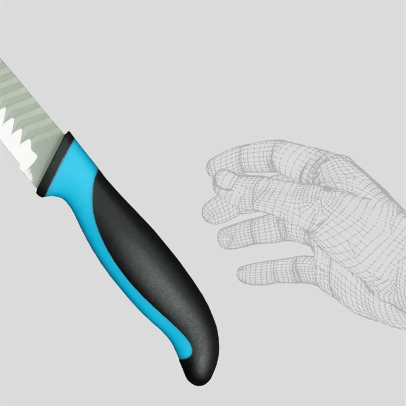 Волновой нож с зубчатым ножом для замороженного мяса многофункциональный