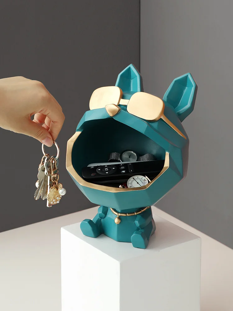 

Entrance Key Storage Decoration Creative Fortune Bucket Hallway Shoe Cabinet TV Cabinet Home Decoration