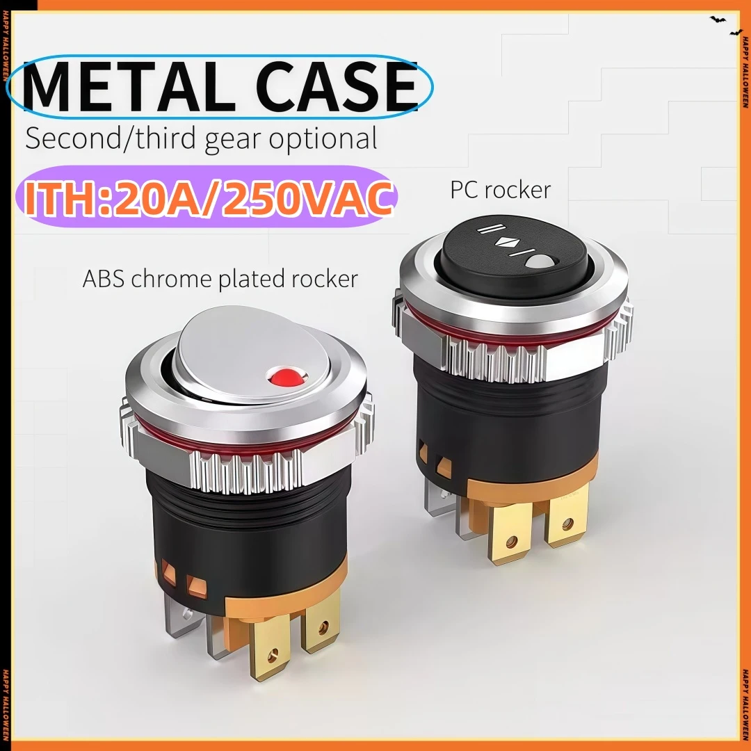 

Свет «кошачий глаз», 20 мм, переключатель в форме лодки, 20 А, с легкой круглой модификацией автомобиля, рокер в форме лодки, высокий ток