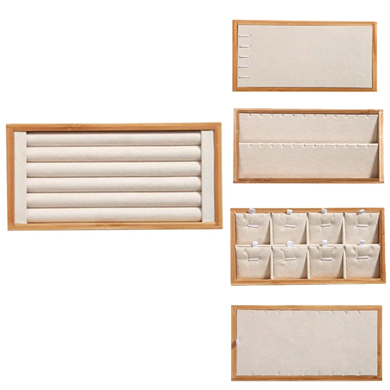 

Поддон для ювелирных изделий из бамбука и дерева