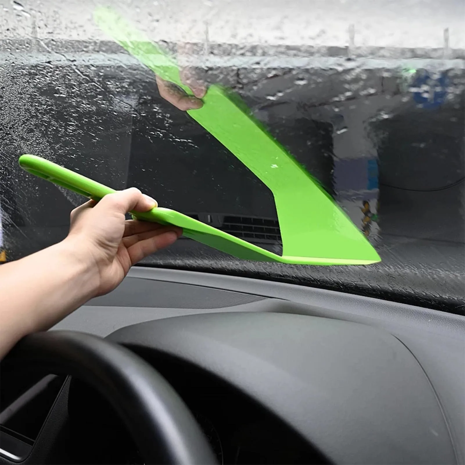 

Car Film Wrapping Scraper Windshield Protection Film Car Window Tint Squeegee Long Handle Auto Styling Cleaning Tool Supplies