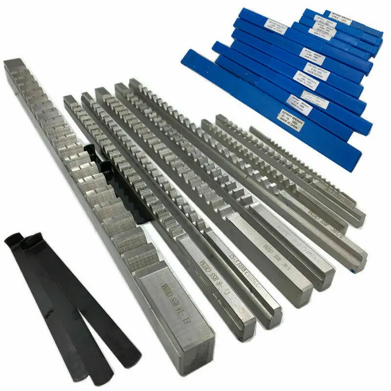 HSS 5/8 E Push-Type Keyway Broaches дюйм Размер Режущий инструмент для ЧПУ металлообработки |