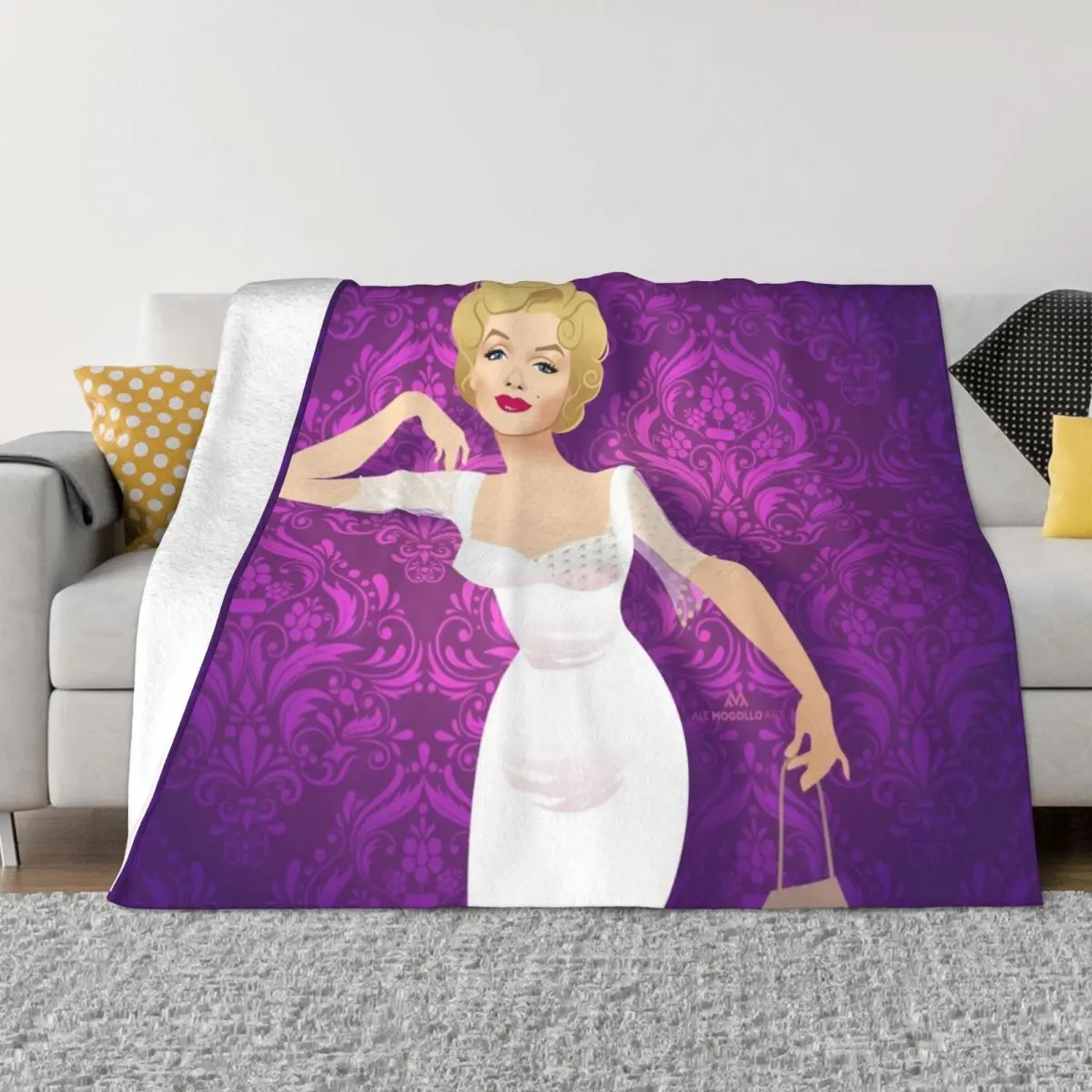 Мягкие большие одеяла для сна Elsie Marina