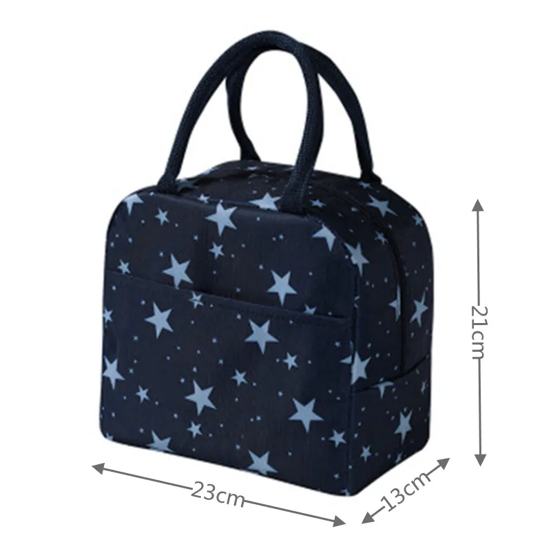 Portable Lunch Bag Thermal Insulated Lunch Box New Tote Cooler Handbag Lunch Bags for Women Kids Kitchen Organizer Food Bags images - 6