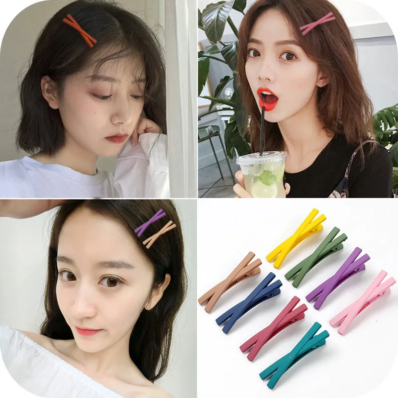 

Simplicity Inkycolor Cross Clamp Internet Celebrity Hairpin Hair Clips Accessoire Cheveux Pinzas Para El Cabello for Women