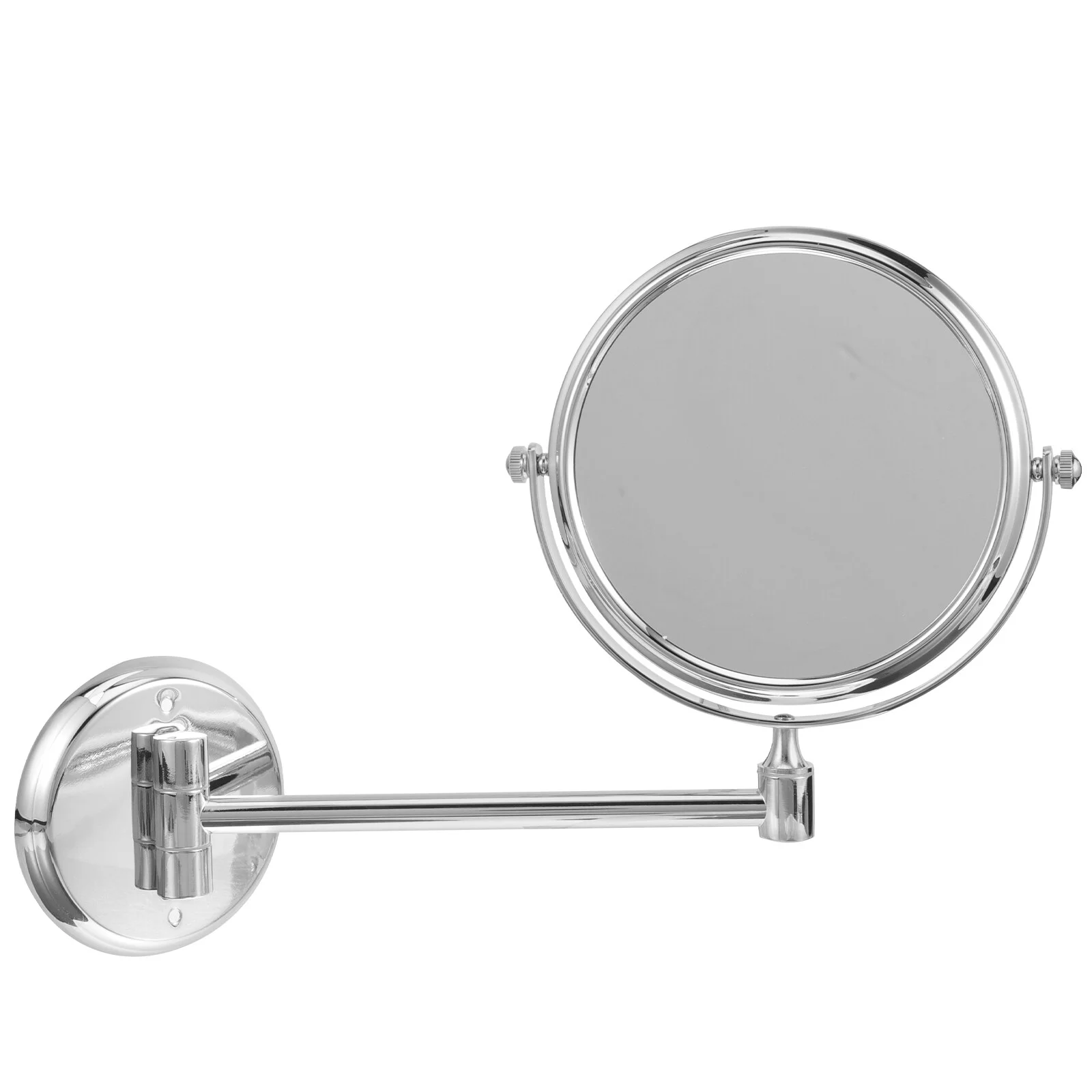 

Овальные зеркала для ванной комнаты, настенные декоративные круглые настенные складные поворотные кронштейны из нержавеющей стали для мак...