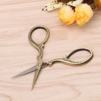 antique vintage style scissor cutter hairdressing cutting embroidery cross stitch sewing tool trim eyebrows stainless steel