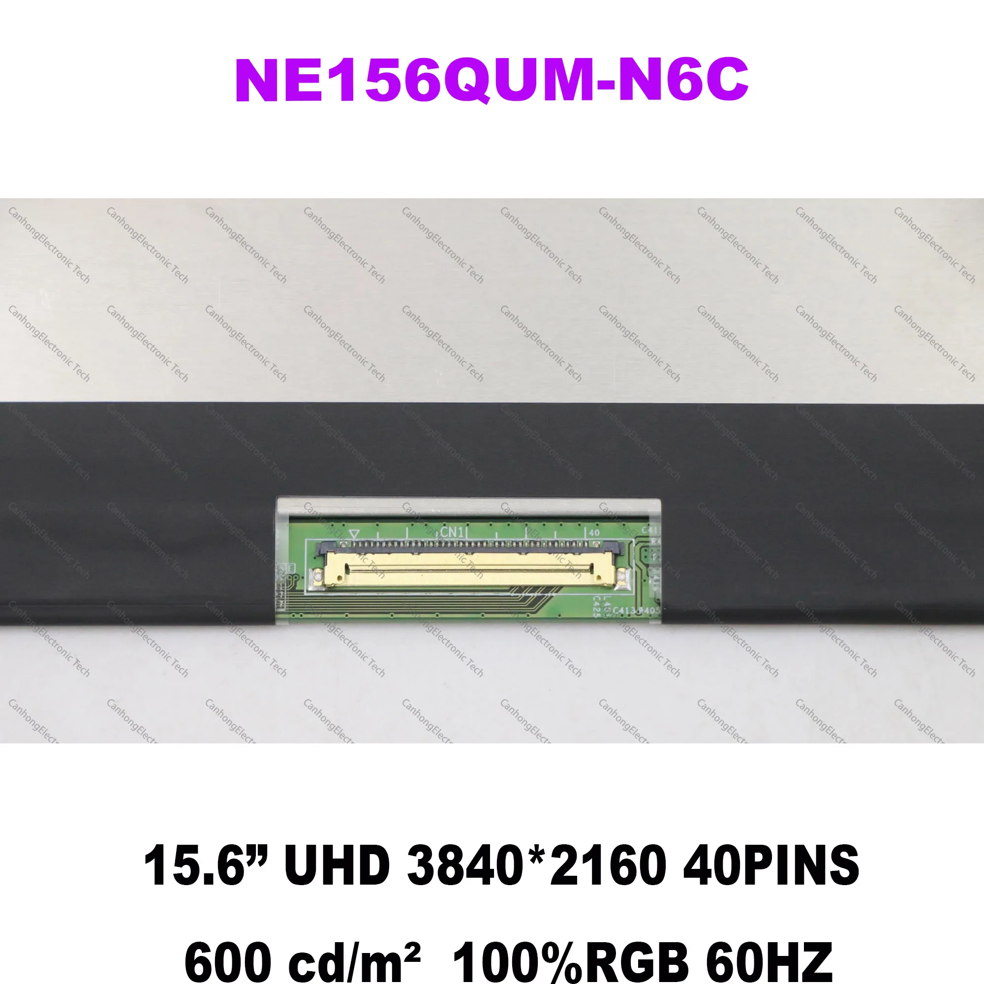 Новый ЖК-экран UHD 4K 15 6*3840 EDP 2160 pin NE156QUM-N6C 600 кд/м² 60 Гц 100% NTSC дюйма