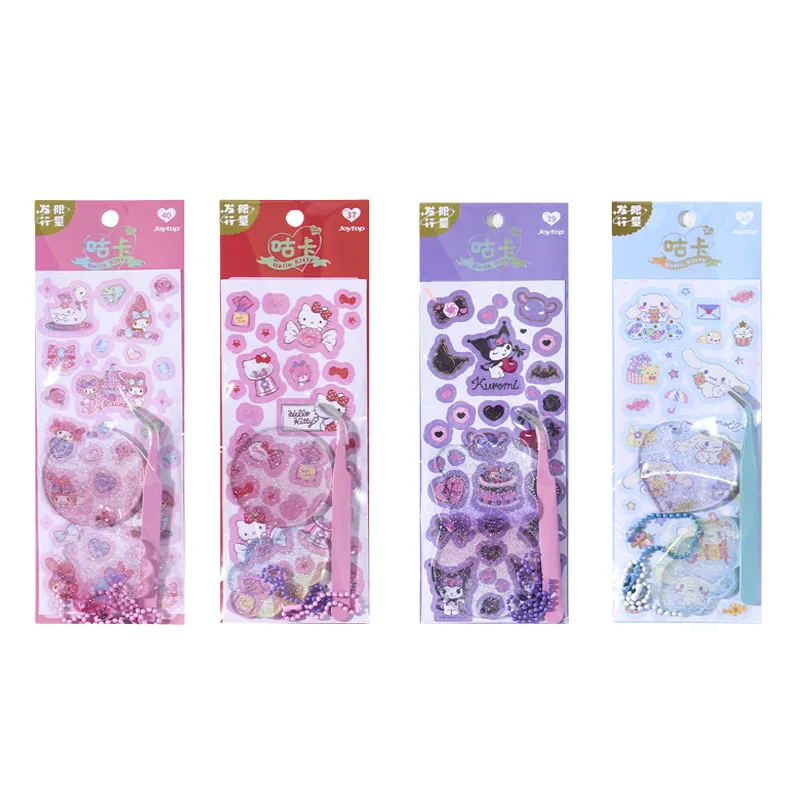 

2022 Kawaii Sanriod Anime Kuromi Cinnamoroll My Melody Stickers Cartoon Phone Laptop Diary Journal Scrapbook Birthday Gift Toys