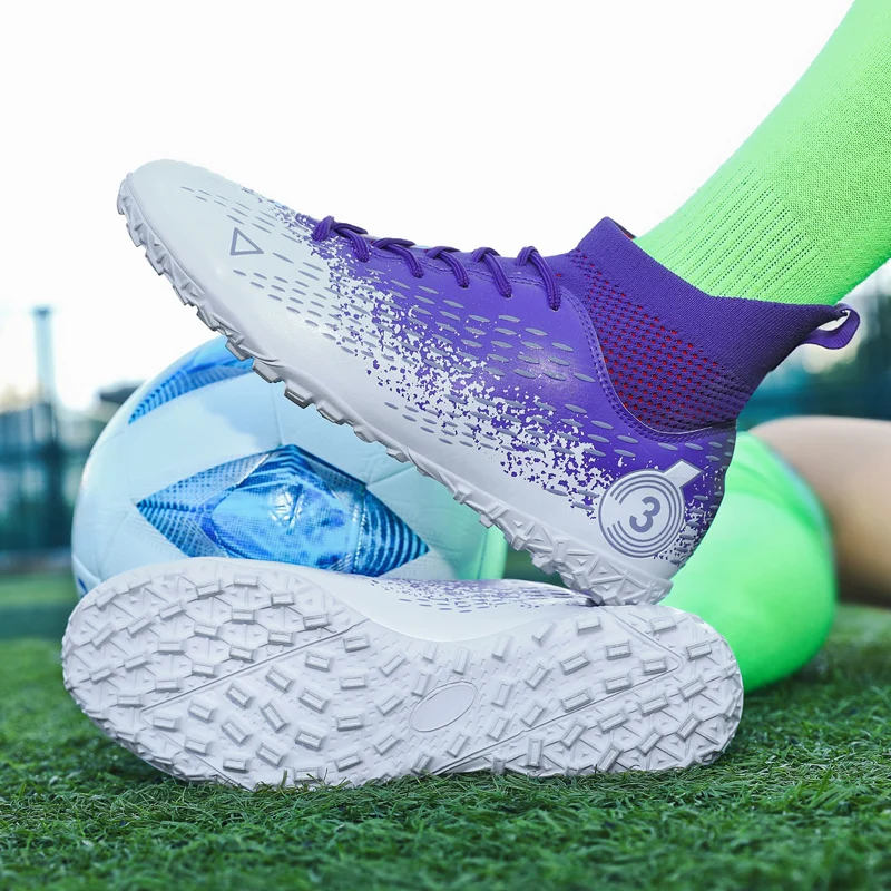 ALIUPS Size 31-48 Professional Football Boots Men Kids Boys Original Soccer Shoes Sneakers Cleats Futsal