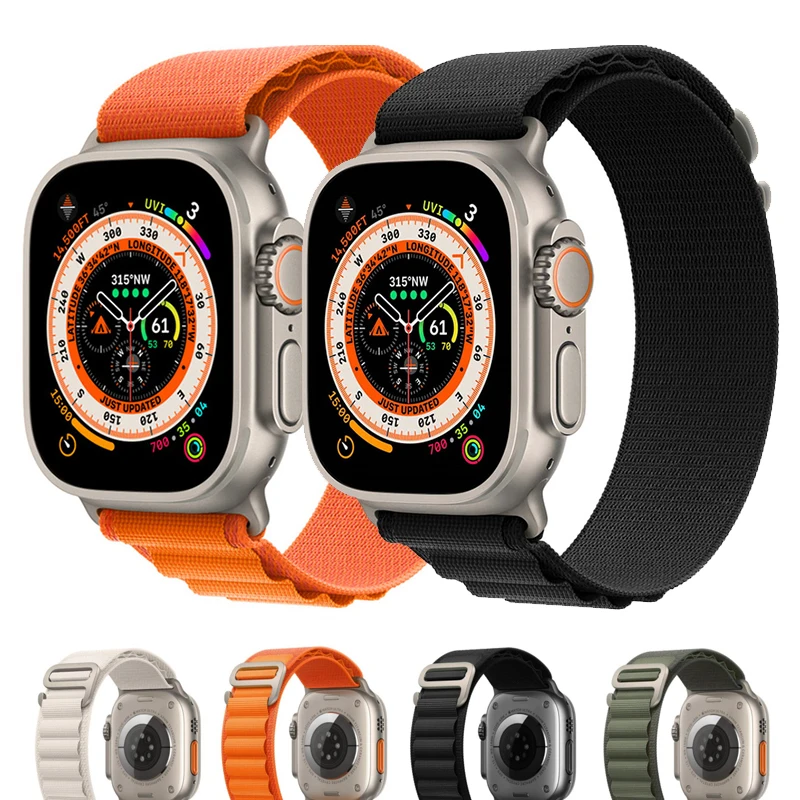 

Strap for Apple watch band 49mm 44mm 40mm 45mm 41mm 42mm 38mm 40 44 45 mm Alpine loop bracelet iWatch Ultra series 7 6 5 3 se 8