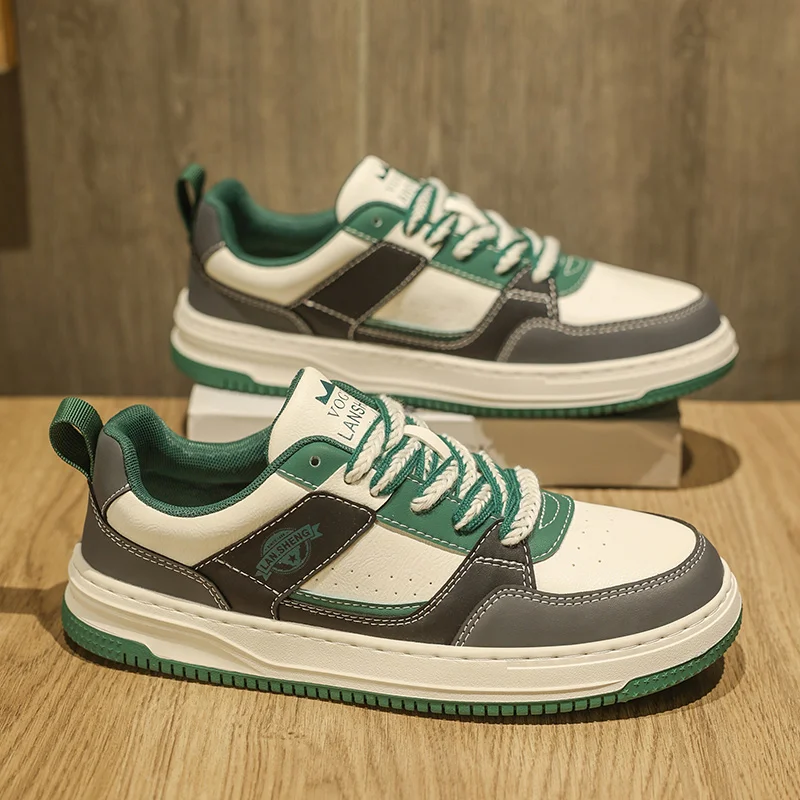 Высококачественная красивая мужская обувь из искусственной кожи. Осенне-зимняя