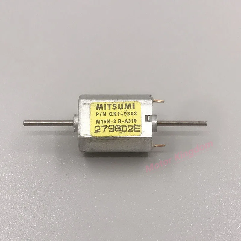 

10pcs/lot DC 6V 9V 12V 13500RPM Long Dual Shaft Micro Mini 030 Motor DIY RC Toy Rail Train