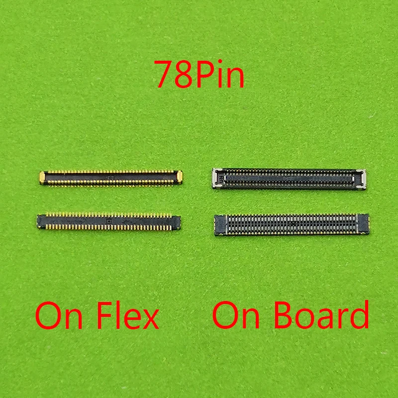 

2-10pcs 78Pin USB Charging FPC Connector For Samsung Note 10 Lite N770F/DS/M51 M515F/S20 FE 5G G781/M31S Charger Plug On Board